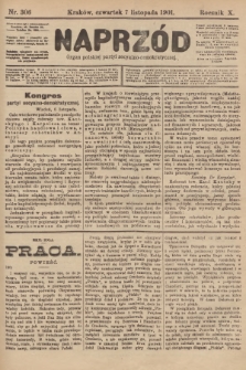 Naprzód : organ polskiej partyi socyalno-demokratycznej. 1901, nr 306