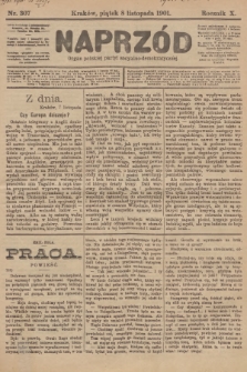 Naprzód : organ polskiej partyi socyalno-demokratycznej. 1901, nr 307 [nakład pierwszy skonfiskowany]