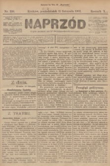 Naprzód : organ polskiej partyi socyalno-demokratycznej. 1901, nr 310