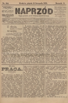Naprzód : organ polskiej partyi socyalno-demokratycznej. 1901, nr 314
