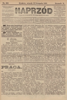 Naprzód : organ polskiej partyi socyalno-demokratycznej. 1901, nr 318