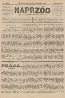 Naprzód : organ polskiej partyi socyalno-demokratycznej. 1901, nr 325