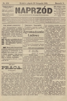 Naprzód : organ polskiej partyi socyalno-demokratycznej. 1901, nr 328