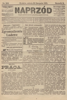 Naprzód : organ polskiej partyi socyalno-demokratycznej. 1901, nr 329