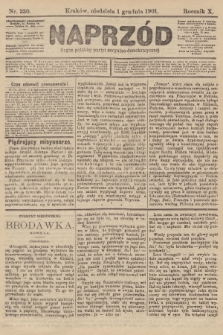 Naprzód : organ polskiej partyi socyalno-demokratycznej. 1901, nr 330