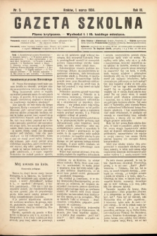 Gazeta Szkolna : pismo krytyczne. 1904, nr 5