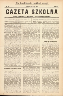 Gazeta Szkolna : pismo krytyczne. 1904, nr 10 (po konfiskacie nakład drugi)