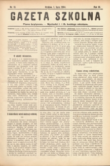 Gazeta Szkolna : pismo krytyczne. 1904, nr 13