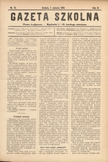 Gazeta Szkolna : pismo krytyczne. 1904, nr 15