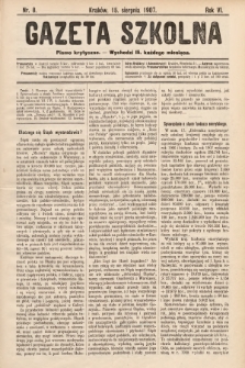 Gazeta Szkolna : pismo krytyczne. 1907, nr 8