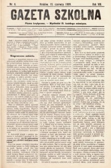 Gazeta Szkolna : pismo krytyczne. 1909, nr 6