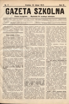 Gazeta Szkolna : pismo krytyczne. 1912, nr 2