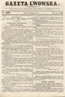 Gazeta Lwowska. 1851, nr 199