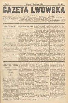 Gazeta Lwowska. 1908, nr 80