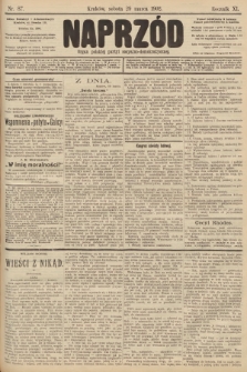 Naprzód : organ polskiej partyi socyalno-demokratycznej. 1902, nr 87 [po konfiskacie nakład drugi]