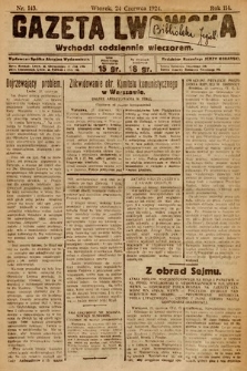 Gazeta Lwowska. 1924, nr 143