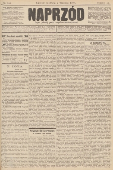 Naprzód : organ polskiej partyi socyalno-demokratycznej. 1902, nr 245 [nakład pierwszy skonfiskowany]