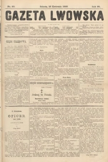 Gazeta Lwowska. 1908, nr 90
