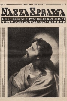 Nasza Sprawa : ilustrowany tygodnik katolicki Diecezji Tarnowskiej. 1936, nr 14