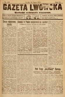 Gazeta Lwowska. 1924, nr 162