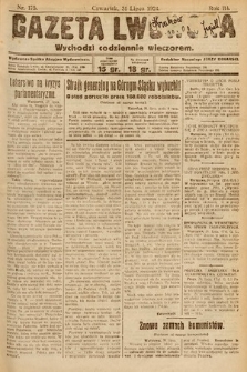 Gazeta Lwowska. 1924, nr 175