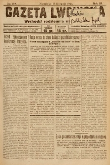Gazeta Lwowska. 1924, nr 189