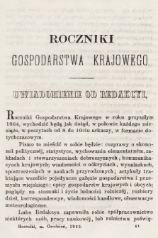 Roczniki Gospodarstwa Krajowego. R. 22, 1863, T. 53, poszyt [3]