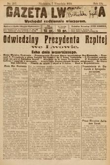 Gazeta Lwowska. 1924, nr 207