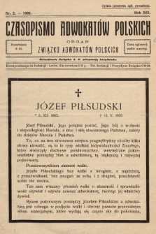 Czasopismo Adwokatów Polskich : organ Związku Adwokatów Polskich. 1935, nr 2