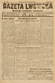 Gazeta Lwowska. 1924, nr 213