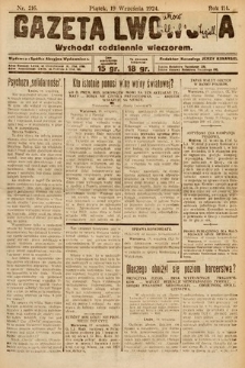 Gazeta Lwowska. 1924, nr 216