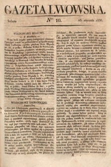 Gazeta Lwowska. 1836, nr 10