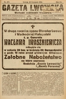 Gazeta Lwowska. 1924, nr 275