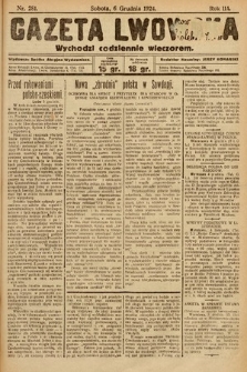 Gazeta Lwowska. 1924, nr 281