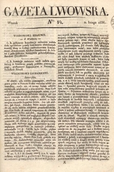 Gazeta Lwowska. 1836, nr 14