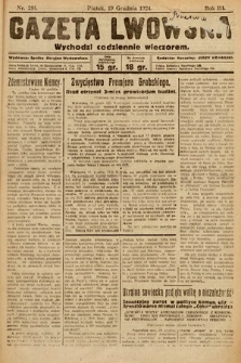 Gazeta Lwowska. 1924, nr 291