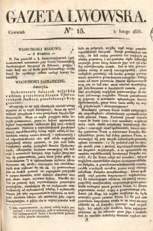 Gazeta Lwowska. 1836, nr 15