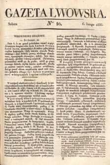 Gazeta Lwowska. 1836, nr 16