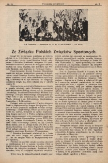 Tygodnik Sportowy : organ niezależny dla wychowania fizycznego młodzieży. 1925, nr 20