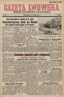 Gazeta Lwowska : dziennik dla Dystryktu Galicyjskiego. 1941, nr 14