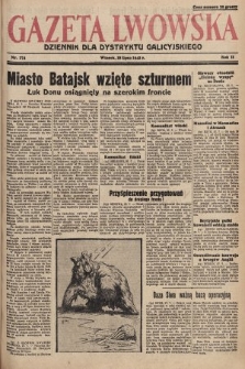 Gazeta Lwowska : dziennik dla Dystryktu Galicyjskiego. 1942, nr 174