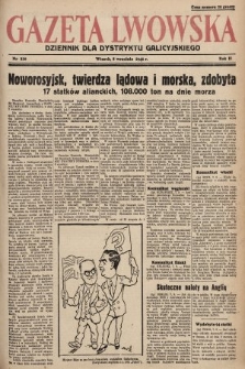 Gazeta Lwowska : dziennik dla Dystryktu Galicyjskiego. 1942, nr 210