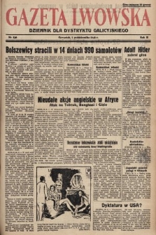 Gazeta Lwowska : dziennik dla Dystryktu Galicyjskiego. 1942, nr 230