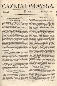 Gazeta Lwowska. 1836, nr 24