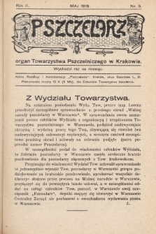 Pszczelarz : organ Towarzystwa Pszczelniczego w Krakowie. 1919, nr 5