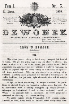 Dzwonek : pismo dla ludu. T. 1, 1859, nr 3