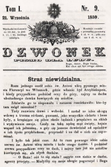 Dzwonek : pismo dla ludu. T. 1, 1859, nr 9