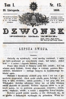 Dzwonek : pismo dla ludu. T. 1, 1859, nr 15