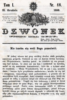 Dzwonek : pismo dla ludu. T. 1, 1859, nr 18