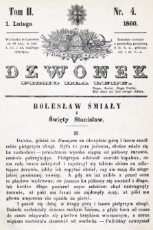 Dzwonek : pismo dla ludu. T. 2, 1860, nr 4